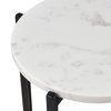 Elk Studio Accent Table, 10 in W, 10 in L, 18 in H, Metal Top S0035-11199